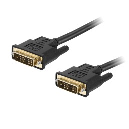 DVI-DVI kaapeli 3m Full HD | 18-pin | Metalliliittimet