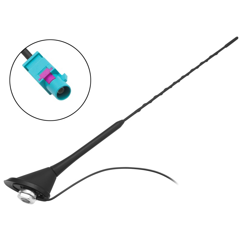 Kattoantenni VW-ryhmä | Fakra-liitin | 40 cm masto | Passiivinen