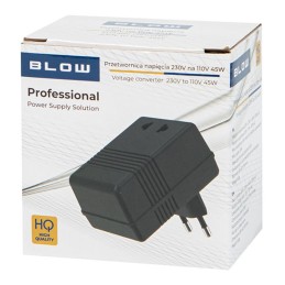 Jännitemuunnin 230V - 110V 45W | USA-adapteri