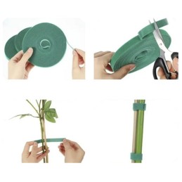 Kasvien sidontanauha Velcro 1cm x 5m | Kestävä tarranauha