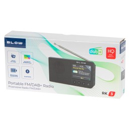Digitaalinen matkaradio DAB+ / FM Bluetooth | 2000 mAh akku & Väri-LCD