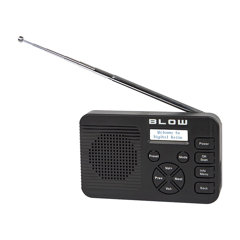 Digitaalinen DAB+ / FM-radio RK4 | Bluetooth | 2000 mAh akku
