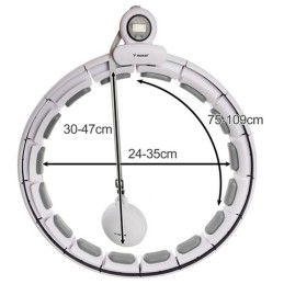 Älykäs Hula-vanne Painolla ja Laskurilla | Tehokas Kotitreeni