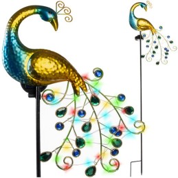 Aurinkokennovalaisin Riikinkukko | 40 LEDiä ja hämäräkytkin