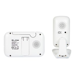 Itkuhälytin 3,2" LCD-näytöllä | Kaksisuuntainen ääni | Lämpötilavahti