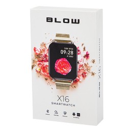 Naisten Smartwatch BLOW X16 Kultainen | Bluetooth-puhelut & IP68