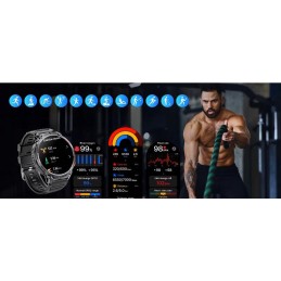 Miesten Smartwatch BLOW X21 Musta | Bluetooth-puhelut & IP68-suojaus