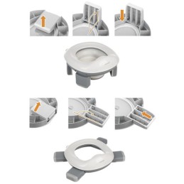 Matkapotta lapselle 2-in-1 | Taitettava ja kannettava sisältää 100 pussia