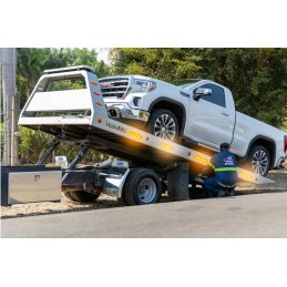 LED-varoitusvalosarja 4 kpl | Stroboskooppi 12V/24V | Oranssi