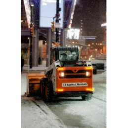 LED-varoitusvalosarja 4 kpl | Stroboskooppi 12V/24V | Oranssi