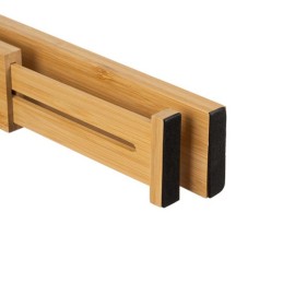 Bambuiset laatikonjakajat 4 kpl – säädettävä 42–56 cm