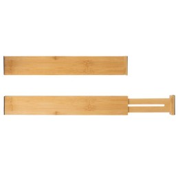 Bambuiset laatikonjakajat 4 kpl – säädettävä 42–56 cm
