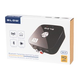 Bluetooth 5.3 -lähetin NFC | RCA & AUX | USB-toisto | Kaukosäädin