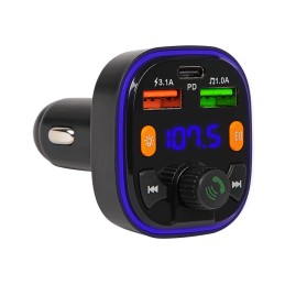 FM-lähetin BLOW Bluetooth 5.0 | QC 3.0 + PD 20W | RGB-valo
