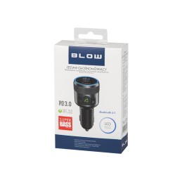 FM-lähetin Bluetooth 5.1 | QC 3.0 + PD 20W | Handsfree | Basso