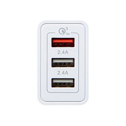 USB-seinälaturi 3-porttia | QC 3.0 30W | Smart IC -tekniikka