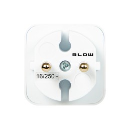 Pistorasiahaaroitin 2-osainen litteä | Valkoinen | R-2/22