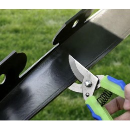 Joustava Reunanauha 6cm x 10m Musta + 20 Maapiikkiä