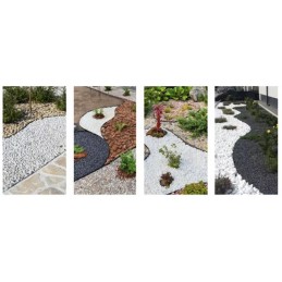 Joustava Reunanauha 6cm x 10m Musta + 20 Maapiikkiä