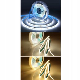 COB LED-nauha 5m 3000K | Pistetön lämmin valkoinen