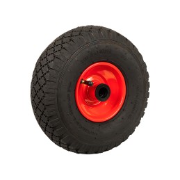 Kärrynpyörä 260x85 3.00/4 punainen | Kuulalaakeri 20mm | Max 136kg