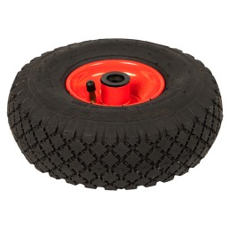 Kärrynpyörä 260x85 3.00/4 punainen | Kuulalaakeri 20mm | Max 136kg