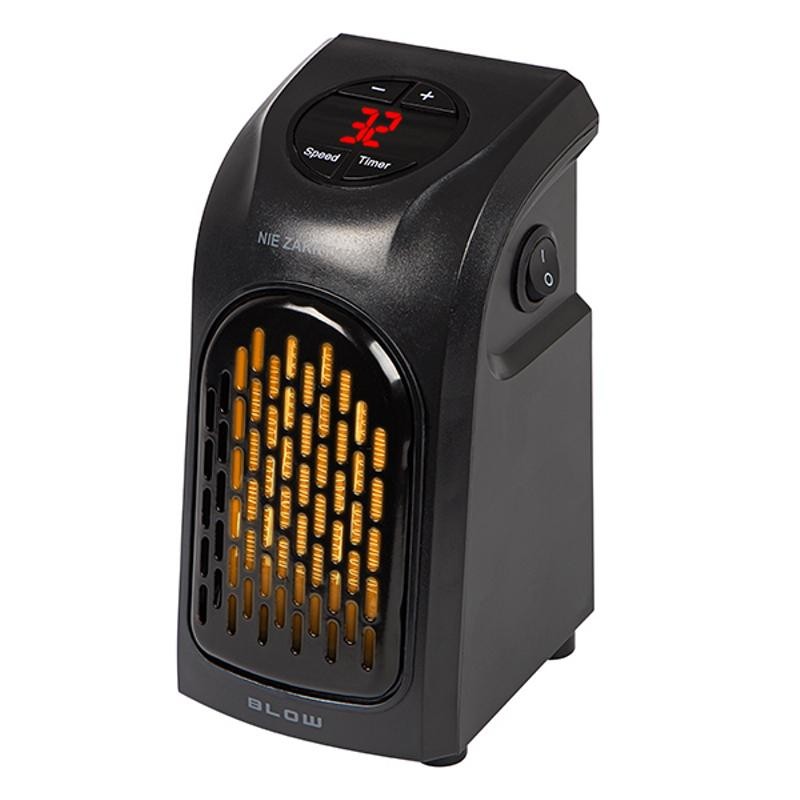 Mini-lämmitin pistorasiaan 450W | Termostaatti | Kaukosäädin