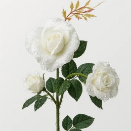 Aurinkokennovalaisin Ruusu 3 LED | GARDLOV Puutarhakoriste