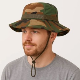 Miesten Camo-kalastushattu 60cm | Aurinkohattu