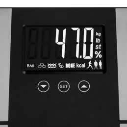 Analyysivaaka 225 kg – rasva, vesi, lihakset ja BMI