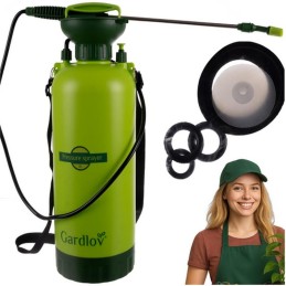 8 l paineellinen puutarharuisku – 140 cm ulottuvuus