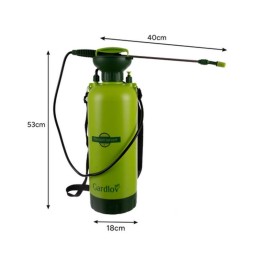 8 l paineellinen puutarharuisku – 140 cm ulottuvuus