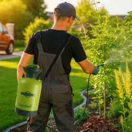 8 l paineellinen puutarharuisku – 140 cm ulottuvuus