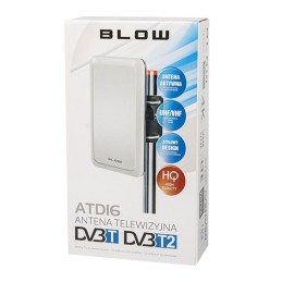 Aktiivinen DVB-T2-sisäantenni | LTE-suodatin | 4K | 20dB