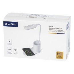 LED-pöytälamppu BLOW LB-14 | Langaton 10W lataus | USB-portti