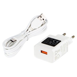 LED-työpöytävalaisin Qi-latauksella 10W | USB