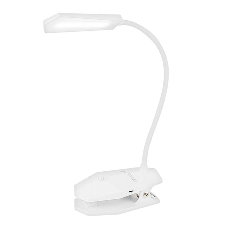 LED-pöytävalaisin LB-03 klipsillä | 3-vaiheinen himmennys | Akkukäyttöinen