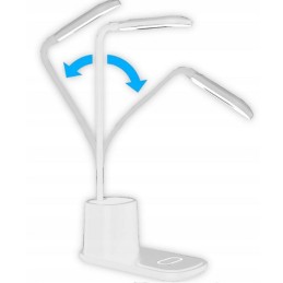 LED-pöytälamppu BLOW LB-14 | Langaton 10W lataus | USB-portti