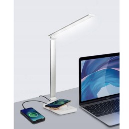 LED-työpöytävalaisin Qi-latauksella 10W | USB