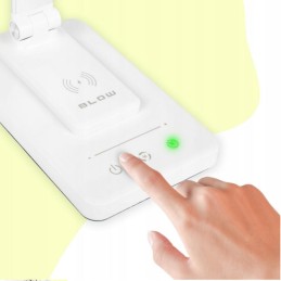 LED-työpöytävalaisin Qi-latauksella 10W | USB