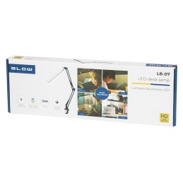 LED-arkkitehtivalaisin 12W | 3 värilämpötilaa | Säädettävä varsi | USB