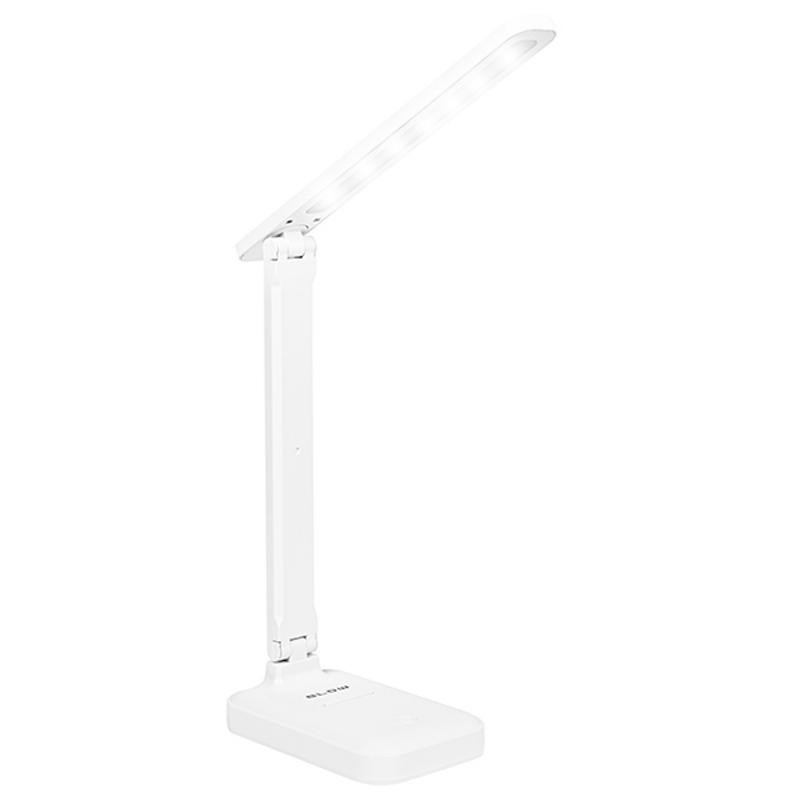 Valkoinen LED-pöytävalaisin LB-19 | USB-C ja puhelinteline | Eye Protection