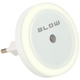 Pyöreä LED-yövalo hämärätunnistimella 0,5W | Valkoinen