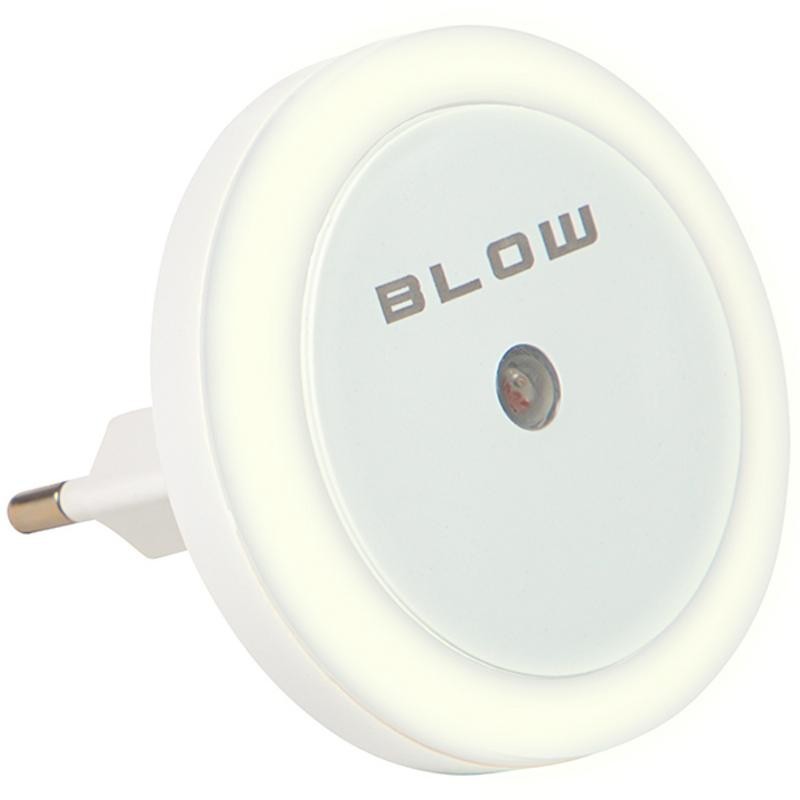 Pyöreä LED-yövalo hämärätunnistimella 0,5W | Valkoinen