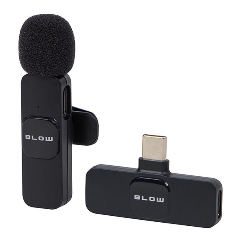 Langaton mikrofoni USB-C | 20m kantama | Plug & Play | Älypuhelimille