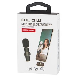 Langaton mikrofoni USB-C | 20m kantama | Plug & Play | Älypuhelimille