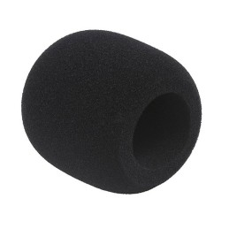 Mikronin tuulisuoja 40 mm | Musta vaahtomuovi | Universaali