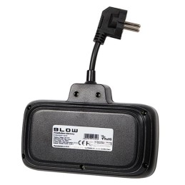 Haaroitin PS-310 2-paikkaa | 3xUSB ja USB-C | Musta 0,1m kytkimellä