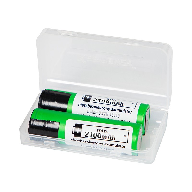 Akku 18650 Li-ion 2kpl | 2100mAh 3,6V SONY/Murata | Juotoskorvakkeet