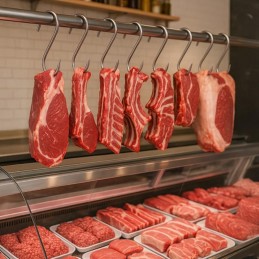 Savustuskoukut 15 kpl | Ruostumaton teräs | KAMINER